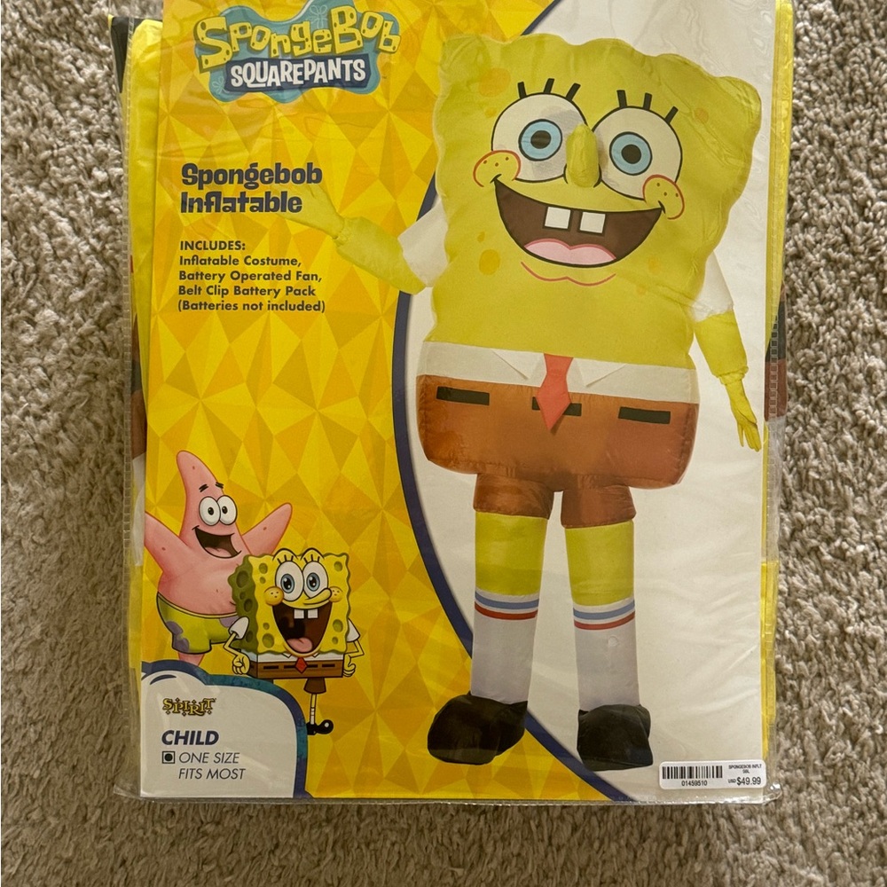 SpongeBob Inflatable Costume!